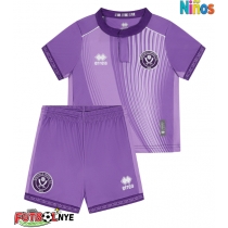 Camiseta Sheffield United Tercera Equipación para niños 2025-26 manga corta (+ pantalones cortos)